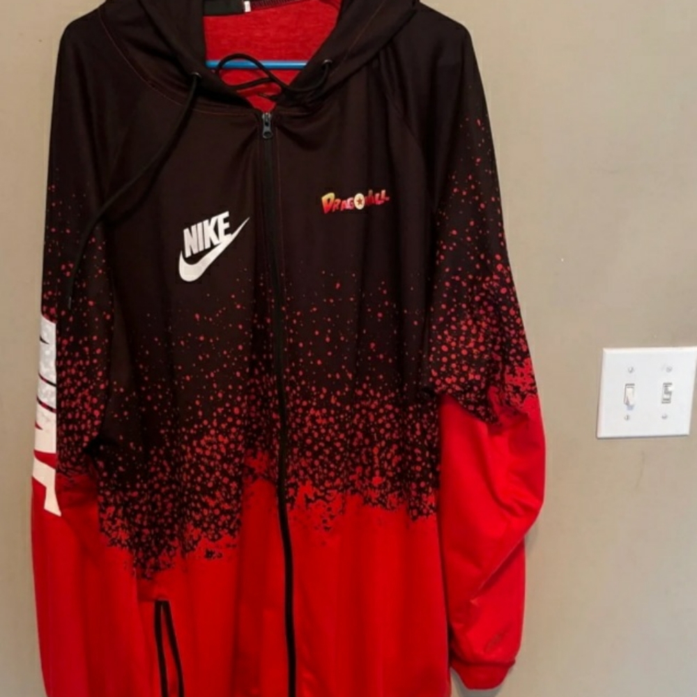 Nike logo jumpsuit dragonball feat Goku